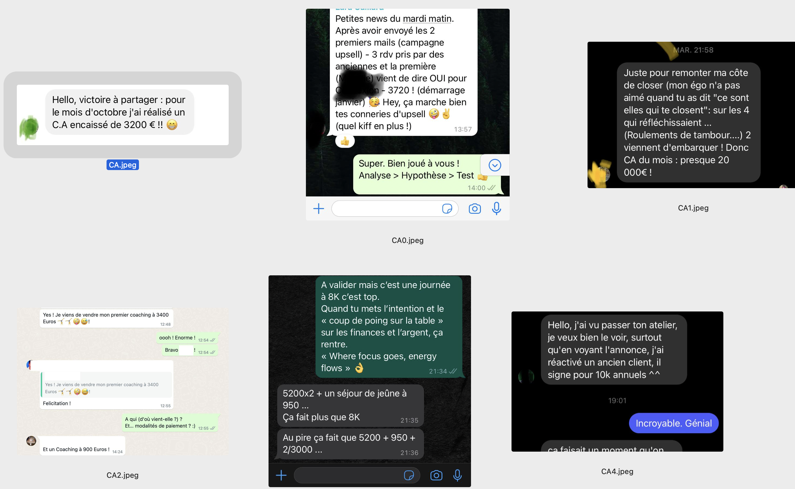 retours clients alexandre spiga